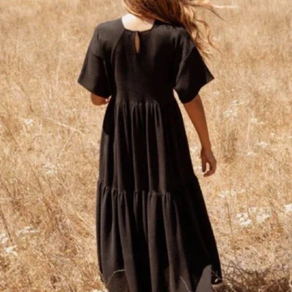 Christy Dawn Theo Dress | SOLID Black - Picture 3 of 6